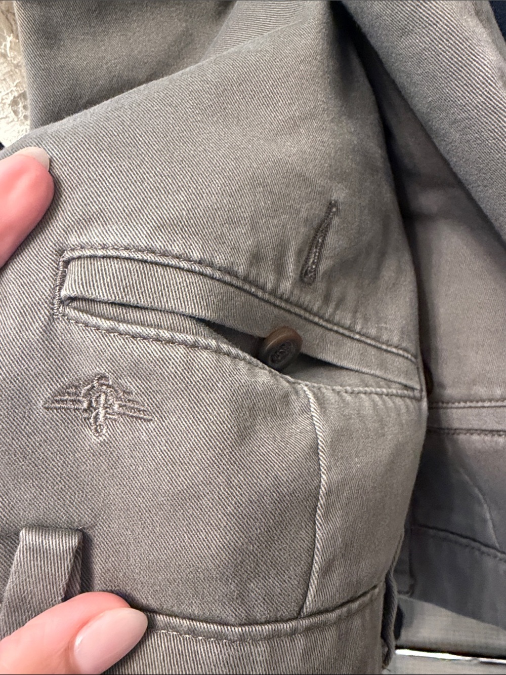 Dockers Jean Cut grey All Seasons Tech Mens Straight Fit Flat Front Pant 33x30 - Picture 2 of 4